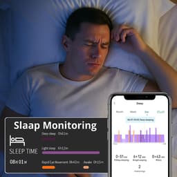 Royal Empire Smart Ring – Slimme Ring voor Heren & Dames – Inclusief Oplaaddoosje – Slaapmonitoring, Hartslag, Bloeddruk & SpO2 – IP68 Waterdicht – Nederlandse App – Zilver – Maat 10 — thumbnail 7