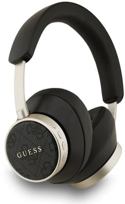 Guess Bluetooth Koptelefoon- ENC - PU Leather - 4G Classic Logo - Zwart — thumbnail 1