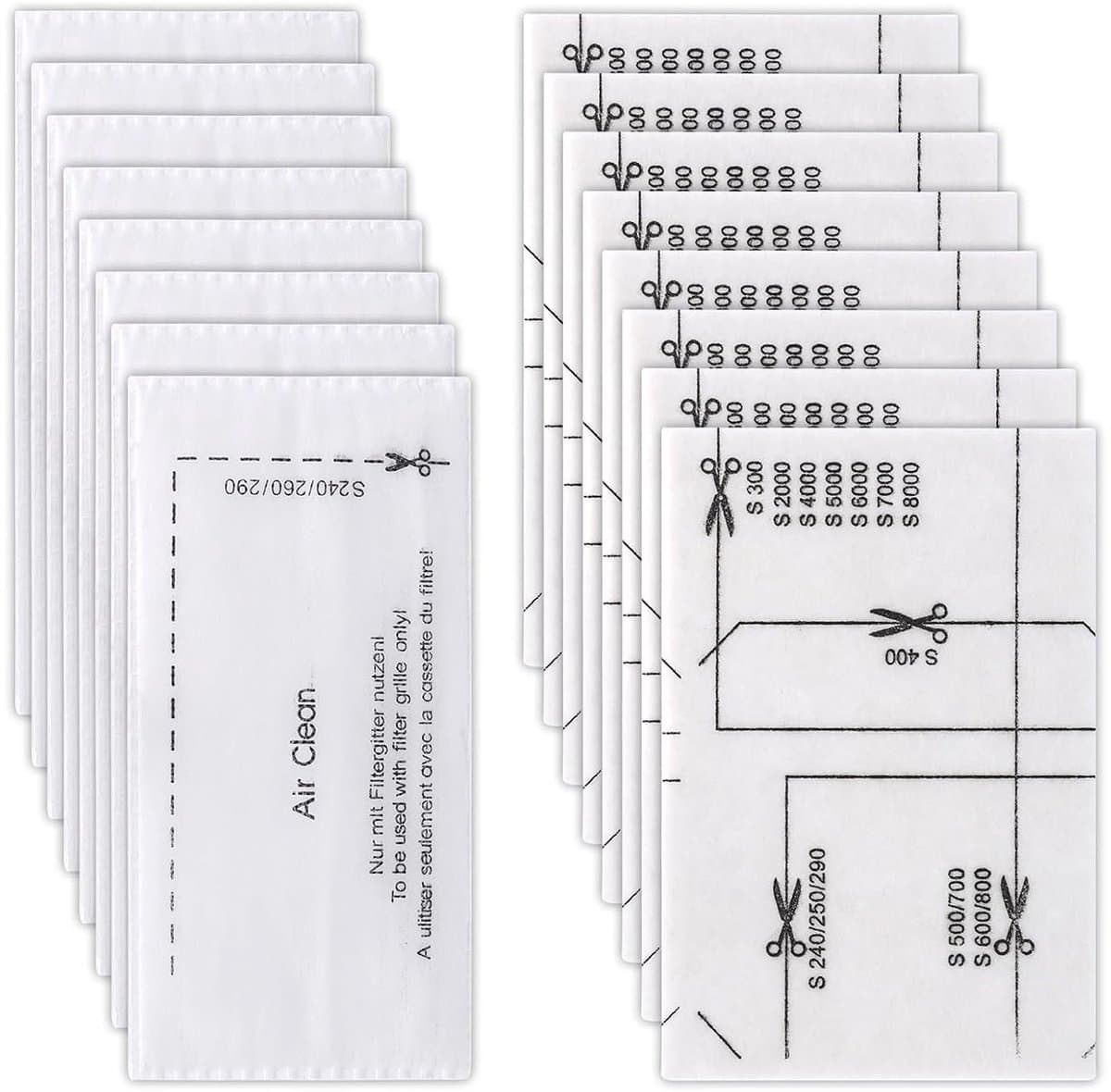 Geschikt voor Miele Complete Stofzuiger filter filter kit voor het vervangen van de installatie-16 stuks — afbeelding 1