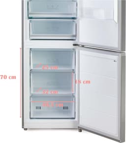 PRIMO PR183CIN Koelvriescombinatie - No Frost - 338L - Vrijstaande Koelkast - C - 35dB Stil - Inox — thumbnail 16