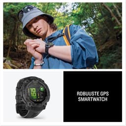 Garmin Instinct 3- Smartwatch - 45mm - AMOLED - Zwart & Blauw - Limited Edition — thumbnail 14