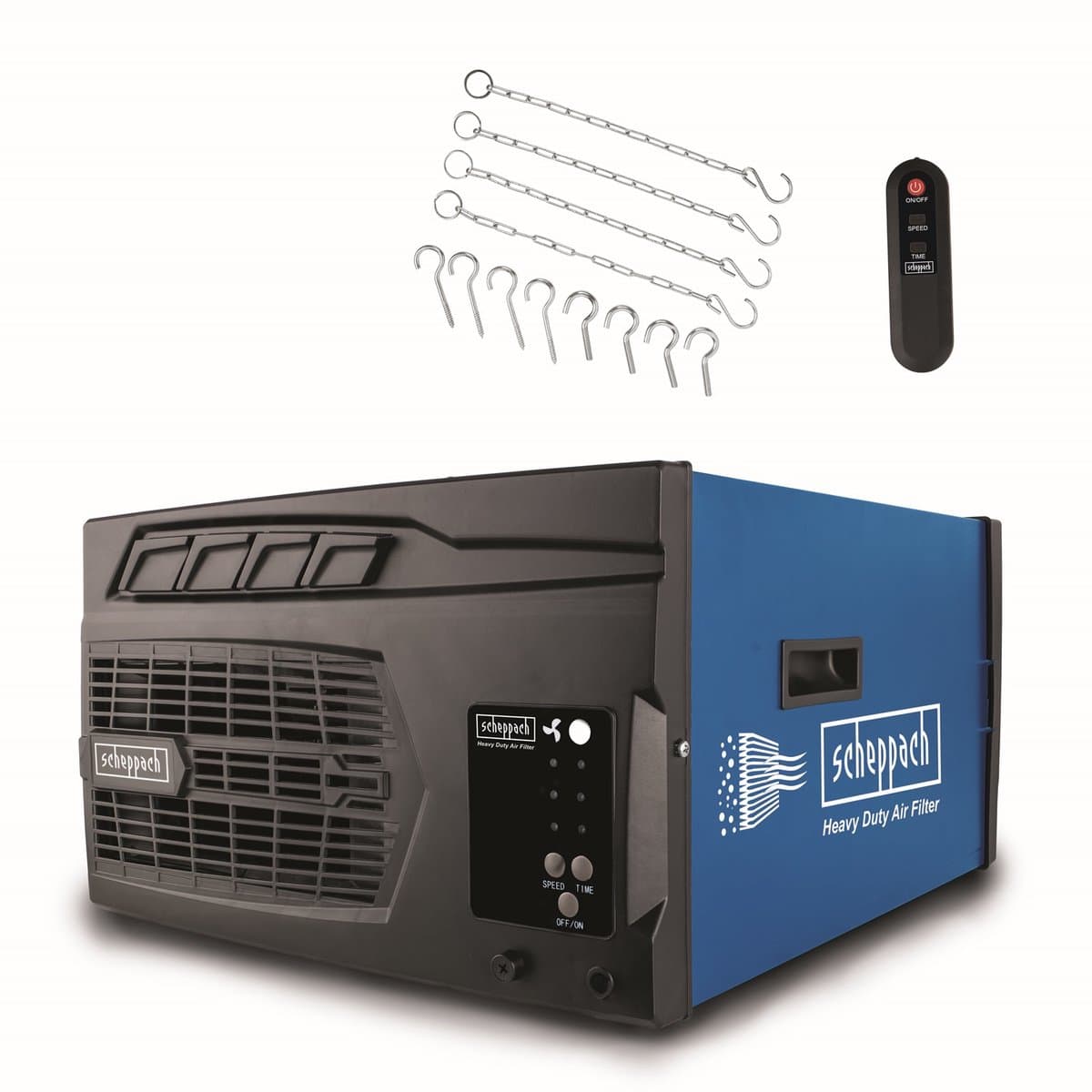 Scheppach Luchtfilter HDA-14 - 110W - Luchtreiniger voor in de werkplaats - 50dB - met afstandsbediening — afbeelding 1