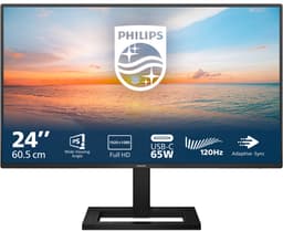 Philips 24E1N1300AE - Full HD IPS Monitor - Verstelbaar - USB-C 65w - 120hz - 24 inch — thumbnail 1