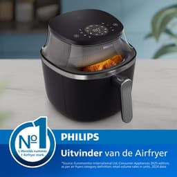 Philips 3000 Series Airfryer - NA331/00 - Kijkvenster - RapidAir Plus - 6.2L - Tot 5 Personen - Zwart — thumbnail 12