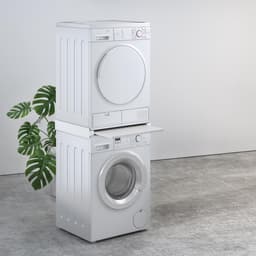 Maclean - Tussenstuk wasmachine droger - Stapelkit - Universele Stapelkit voor Wasmachine en Wasdroger van 60x53 cm - Wit — thumbnail 8
