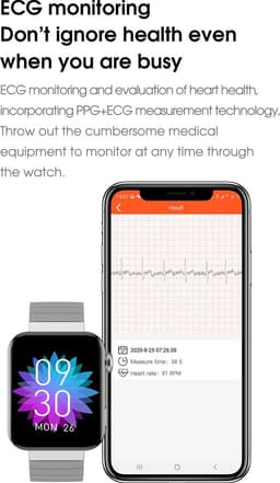 DrPhone iNX - Metalen Smartwatch Bluetooth Bellen - Microfoon - Hartslag - Stappen - Mannen / Vrouwen - IOS/Android - Zilver — thumbnail 13
