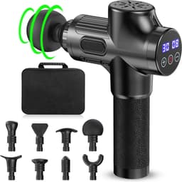 White-Label® Massage Gun Professioneel - Massage Apparaat - Theragun - Zwart — thumbnail 1
