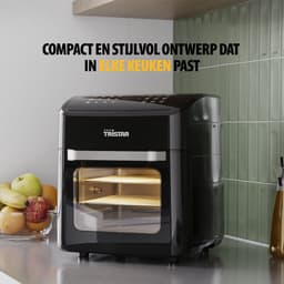 Tristar FR-9065 - Airfryer Oven XXL - 12L - 12 Bakprogramma's - Zwart — thumbnail 5