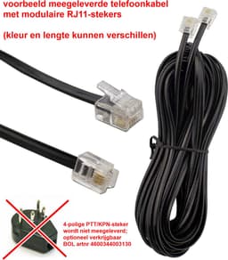 Telefoon voor vaste analoge lijn én mobiele netwerk - 4G - Noodtelefoon - 500 — thumbnail 2