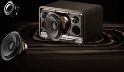 Edifier D32 - Stereo HiRes Airplay/Bluetooth speaker - Zwart Walnoot — thumbnail 2