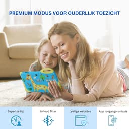 White-Label® Kindertablet Vanaf 3 Jaar - Tablet Kinderen - Kinderspeelgoed - Blauw — thumbnail 2