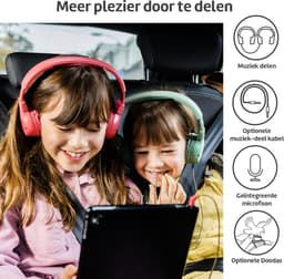 POGS - The Elephant 2 - Bedrade on-ear kinder koptelefoon - Veilige volumebegrenzing - Duurzaam - rRoze — thumbnail 8