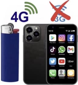 Medj - Mini smartphone- mobiele telefoon- superkleine -klein -4G -Snelste -mini- gsm -android 10 — thumbnail 1