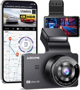 AZDome M63 Pro 1CH dashcam - 2023 model - Ultra 4K resolutie - Wifi - Gps - Parkeerstand - 64gb Micro SD - 3.0 inch Lcd - dashcam voor auto — thumbnail 1