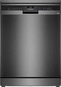 Siemens SN23EC22AE - iQ300 - Vrijstaande vaatwasser - 60 cm - Energielabel A - Home Connect - Geborsteld zwart staal, anti-fingerprint — thumbnail 1