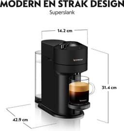 De'Longhi Nespresso Vertuo Next ENV120.BM - Koffiecupmachine - Zwart — thumbnail 12