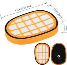 6 stuks vervangingsfilterset FC5005/01 voor Philips SpeedPro Max Aqua Plus Vacuum Cleaner compatibel met Philips FC6822 FC6823 FC6827 FC6908 FC6906 FC6904,XC7042/01 XC8045/01 XC8147/0147/01 — thumbnail 6