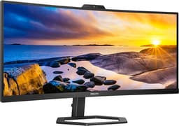 Philips 34E1C5600HE - QHD Curved Ultrawide Monitor - Webcam - Windows Hello - USB-C 65w - USB hub - 34 inch — thumbnail 12