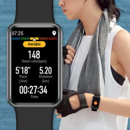 Huawei Watch Fit New - Smartwatch dames - 14 dagen batterijduur - Pomelo Red — thumbnail 6