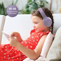 PowerLocus P2 draadloze Over-Ear Koptelefoon Inklapbaar koptelefoon voor kinderen - veilig volume van 85 dB - Bluetooth Hoofdtelefoon - Met microfoon — thumbnail 10