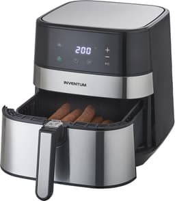 Inventum GF500HLD Airfryer XL - 5L - 8 programma's - 80-200 °C - Tot 5 personen - Zilver/Zwart — thumbnail 2