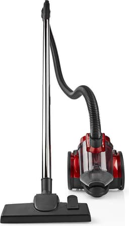 Nedis Zakloze Stofzuiger - Zakloos - 700 W - Stof capaciteit: 1.5 l - Combi-Borstel - Actieradius: 7 m - HEPA-luchtfilter - Antraciet / Rood — thumbnail 1