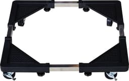 Scanpart wasmachine verhoger met wielen - 10 centimeter verhoging - Maximaal 138 kg - 56 x 56 cm - Universeel — thumbnail 1