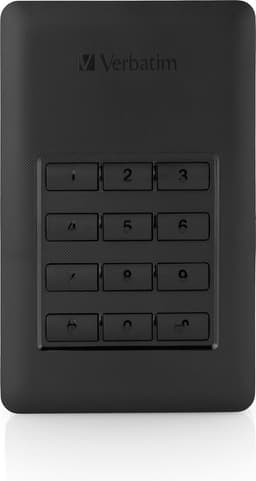 Verbatim Store'n'Go Secure 1TB externe harde schijf zwart — thumbnail 6
