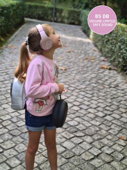 PowerLocus P2 draadloze Over-Ear Koptelefoon Inklapbaar koptelefoon voor kinderen - veilig volume van 85 dB - Bluetooth Hoofdtelefoon - Met microfoon — thumbnail 11