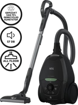 AEG VX82-1-ECO Line - Stofzuiger met zak - Zwart - Parketborstel - Stil - Hepa 13 — thumbnail 2