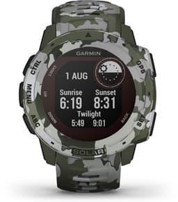 Garmin Instinct Solar - Smartwatch - Robuust GPS Sporthorloge - Zon Oplaadbaar - 45mm - Groen Camo Edition — thumbnail 11