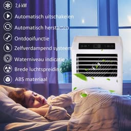 Mobiele Airco - Airconditioning - 9000 BTU - Airco op wielen met Afstandsbediening — thumbnail 5
