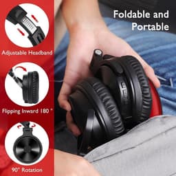 OneOdio Pro C Black – DJ Koptelefoon – Over-Ear – Bedraad – Met Microfoon — thumbnail 16
