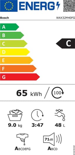 Bosch WAX32M40FG - Wasmachine - NL/FR display — thumbnail 2