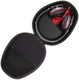 1-pack harde hoofdtelefoonhoes van volledige grootte, hoofdtelefoonhoes, draagtas Opbergtas voor harde hoofdtelefoon - Biedt superieure bescherming voor Audio Technica, Beats, Sony en meer - Zwart — thumbnail 4