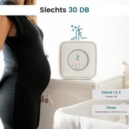 Filair® Luchtreiniger met HEPA H13 Luchtfilter - Air Purifier tegen Allergie, Hooikoorts, Stof, Rook & Huisstofmijt - Stil <30dB met Timer - Luchtzuiveraar Slaapkamer & Woonkamer - Lucht Reiniger + Clean Filter voor Luchtkwaliteit - Wit — thumbnail 8