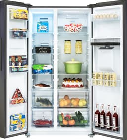 CHiQ FSS559NEI42D - Amerikaanse koelkast - 559 Liter - No Frost - 5.5 L Waterdispenser - Digitaal LED Display - Inverter Compressor - Snelvriezen tot -32℃ - 12 jaar garantie op compressor — thumbnail 6