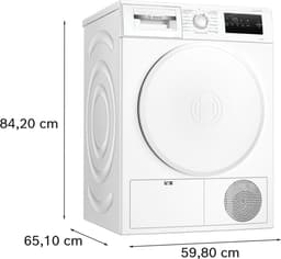 Bosch WTH8300LNL - Serie 4 - Wasdroger - Warmtepompdroger - Droogt zoals jij wilt met Auto Dry - Stil - 8 kg - Easy Clean gemakkelijke reiniging — thumbnail 9