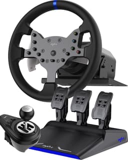 PXN - V99 - High end Race Stuur - Met Pedalen en Shifter - Force Feedback - Game Stuur - Geschikt voor PS4 - Xbox One - PC - Xbox Series X|S - PS3 - Nintendo Switch - Met App — thumbnail 1