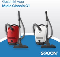 SQOON® Stofzuigerslang geschikt voor Miele Blizzard CX1 series, S2... Series - Compleet (inclusief pistoolgreep) - 1,85 meter — thumbnail 7
