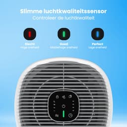 Auronic Luchtreiniger Fresh met HEPA 13 Filter, Ionisator en Koolstoffilter - Ruimtes tot 45m² - CADR-waarde van 225m³/u - Air Purifier - Wit — thumbnail 5