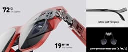 XREAL® Air 2 - AR Bril - Smart Glasses - Smart Bril - AR Glasses - Slimme Bril - Bluetooth Bril - Bluetooth Zonnebril - Augmented Reality Bril - Smart Glasses Bril — thumbnail 2