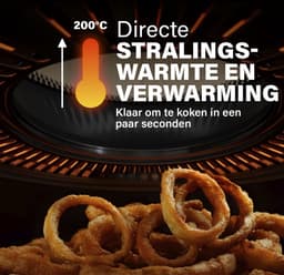 Princess 182270 Airfryer XL - Cyclonic Vision - 5L Heteluchtfriteuse - PFAS vrij - Skylight Kijkvenster en Digitaal Display - 8 Programma's en 1500W - Inclusief Grillrek en Shake Reminder - 182270 — thumbnail 12