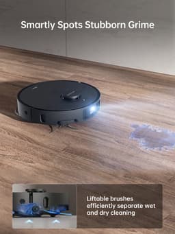 Dreame X40 Ultra Complete - Robotstofzuiger met dweilfunctie - Geschikt voor huisdierharen - Complete accessoires kit - Zwart — thumbnail 16