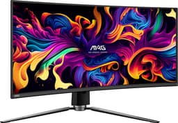 MSI MAG 341CQP QD-OLED - Curved UWQHD Gaming Monitor - 175hz - 34 inch - USB-C — thumbnail 7