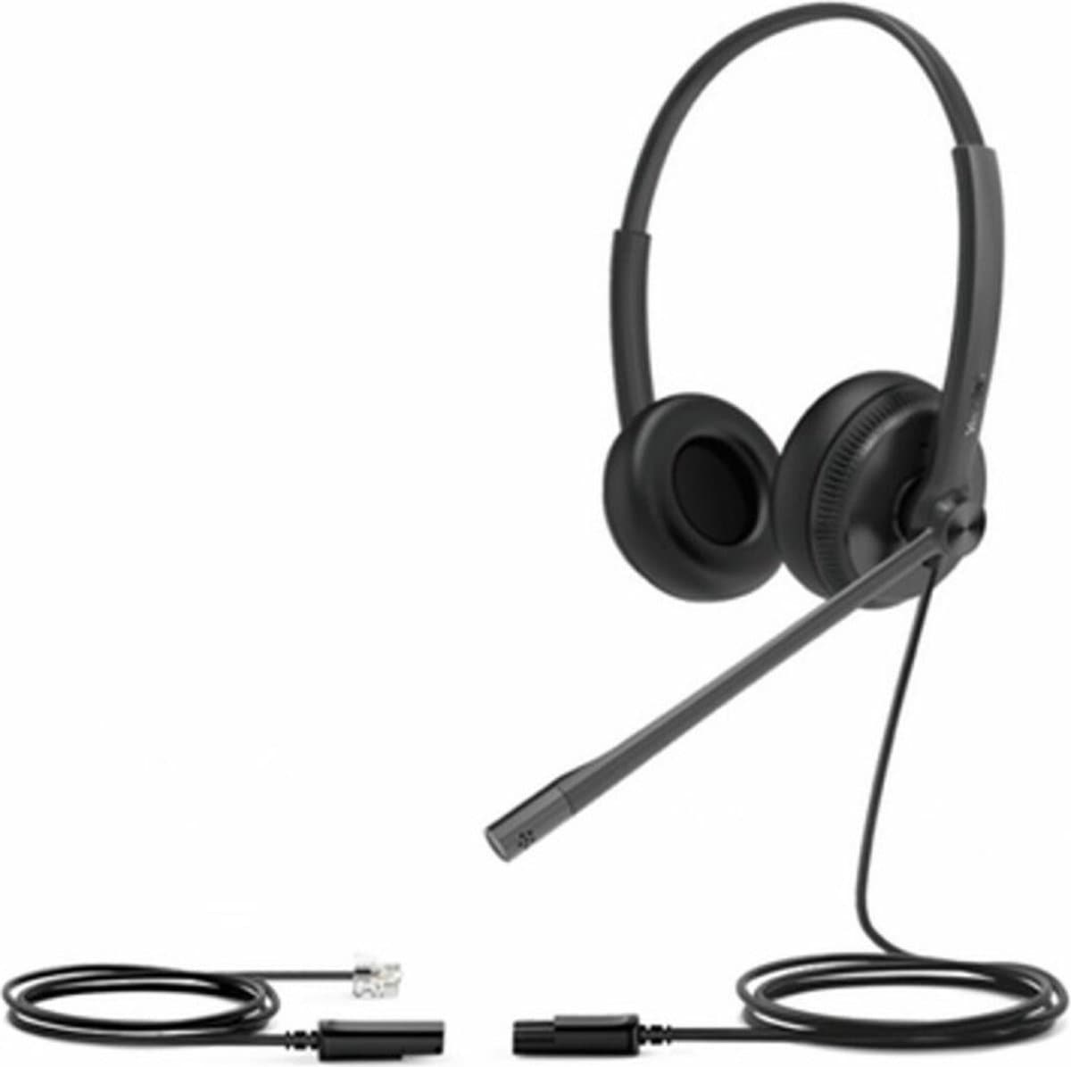 Headphones with Microphone Yealink YHS34 Lite Dual Black — afbeelding 1