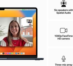Apple Macbook Air (2023) MQKX3N/A - 15 inch - M2 - 512 GB - Middernacht — thumbnail 13