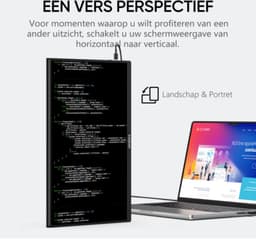 Arzopa A1 GAMUT – Draagbare Monitor – 60Hz – Portable Display – Speakers – Monitor - Beeldscherm – 15.6 Inch – IPS - Full HD — thumbnail 10