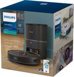 Philips HomeRun Aqua 3000 Series XU3100/01 - Robotstofzuiger met Dweilfunctie - Incl. Laadstation - Zwart / Metallic - App Connected — thumbnail 7