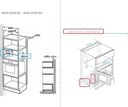 Beko MGB 25333 BG - Inbouw magnetron — thumbnail 2